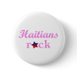 Haitians Rock - Cute Pink buttons