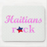 Haitians Rock - Cute Pink mousepads