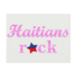 Haitians Rock - Cute Pink Post Cards