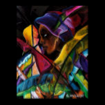Haitienne en Vitraux III - en verre d'eau posters