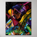 Haitienne en Vitraux posters
