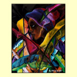 Haitienne en Vitraux Posters