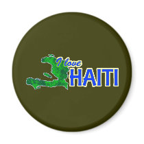 haitimap002 refrigerator magnet