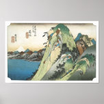 Hakone View of the Lake, Hiroshige, 1831-34 posters