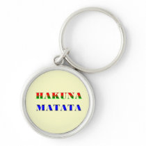 Hakuna Matata/African Phrase for "No Worries" Gift Key Chain