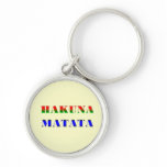 Hakuna Matata/African Phrase for "No Worries" Gift keychains