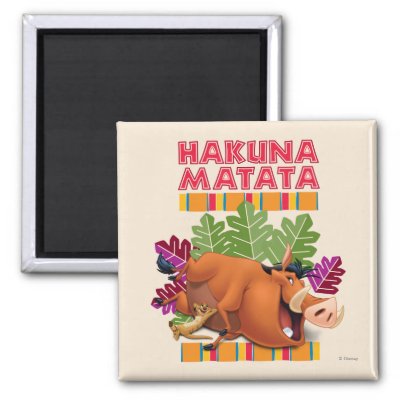Hakuna Matata magnets