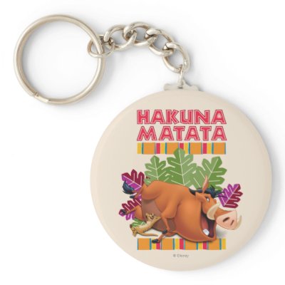 Hakuna Matata keychains