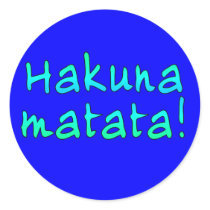 Hakuna Matata on T-shirts, Hoodies, Mugs stickers