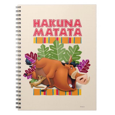 Hakuna Matata notebooks
