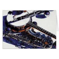 "Halcyon Passage" Musical Instruments Watercolor cards by PaulJacksonart "Halcyon Passage" Musical Instruments Watercolor cards