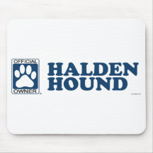 Halden Hound Blue Mouse Mat