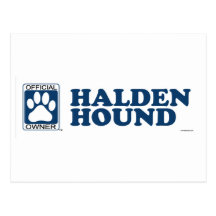 Halden Hound Blue Post Cards