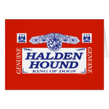Halden Hound Greeting Card