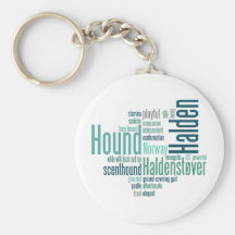 Halden Hound Keychain