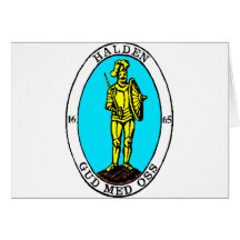 Halden komm, Norway Card