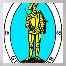 Halden komm, Norway Poster
