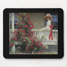 Hale The Crimson Rambler Mouse Pad