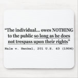HALE V HENKEL 201 US 43 1906 Case Law Mouse Pad