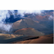 Haleakala Crater, Maui, Hawaii, U.S.A. Cut Out