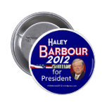 Haley Barbour 2012 Pinback Buttons