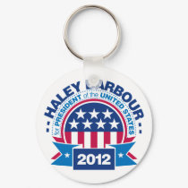 Haley Barbour for President 2012 keychains by visualnewbie Haley Barbour for President 2012 keychains