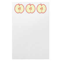 Half a Red Apple. Custom Stationery