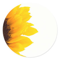 Half a Sunflower Sticker