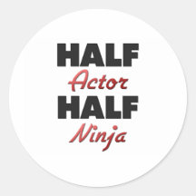 Half Actor Half Ninja Sticker