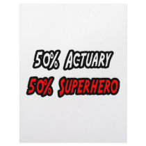 Half Actuary Half Superhero letterhead