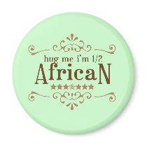 Half African magnets by smallhandsdesigns Half African magnets