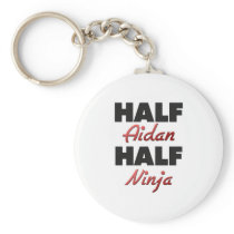 Half Aidan Half Ninja Key Chain