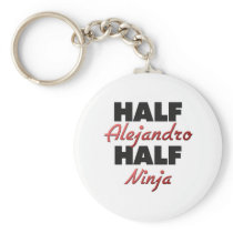 Half Alejandro Half Ninja Keychains