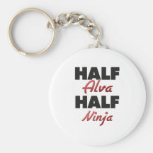 Half Alva Half Ninja Key Chain