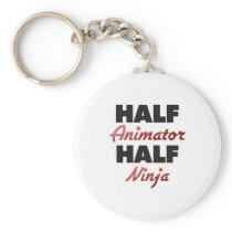 Half Animator Half Ninja Key Chains