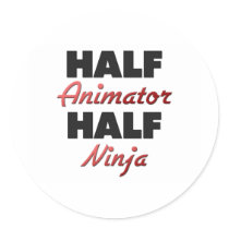 Half Animator Half Ninja Stickers