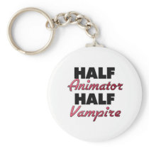 Half Animator Half Vampire Keychains