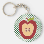 Half Apple Teacher's Key Chain