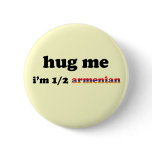 Half Armenian Pinback Buttons