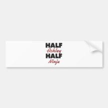 Half Ashley Half Ninja Bumper Sticker