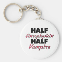 Half Astrophysicist Half Vampire Key Chain