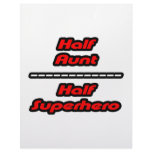 Half Aunt Half Superhero Letterhead Template