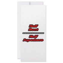 Half Aunt Half Superhero rack cards