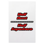Half Aunt Half Superhero Stationery Paper