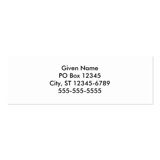 Half Black Business Card Templates (back side)