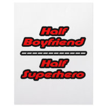 Half Boyfriend Half Superhero letterhead