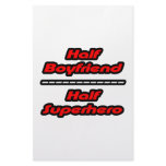 Half Boyfriend Half Superhero Custom Stationery