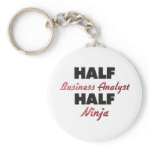 Half Business Analyst Half Ninja Key Chains