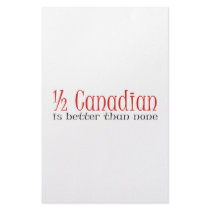 Half Canadian stationery
