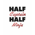 Half Captain Half Ninja shirt